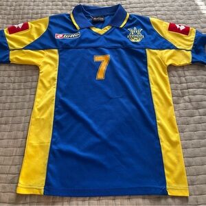 Vintage Andriy Shevchenko Lotto Ukraine National Team Jersey Size Small